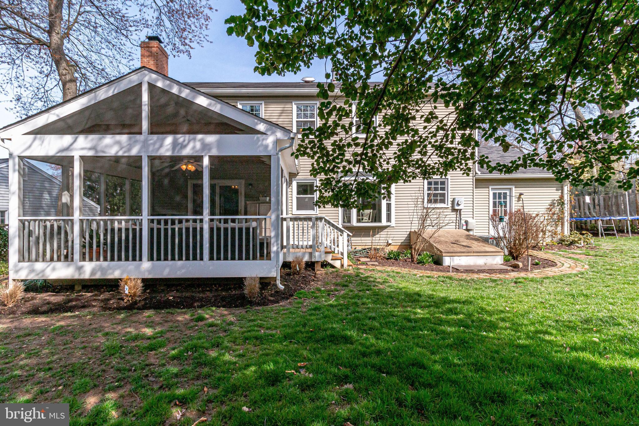 9303 Winbourne Road Burke, VA 22015 - Photo 66 of 80 Screened in porch and stone path