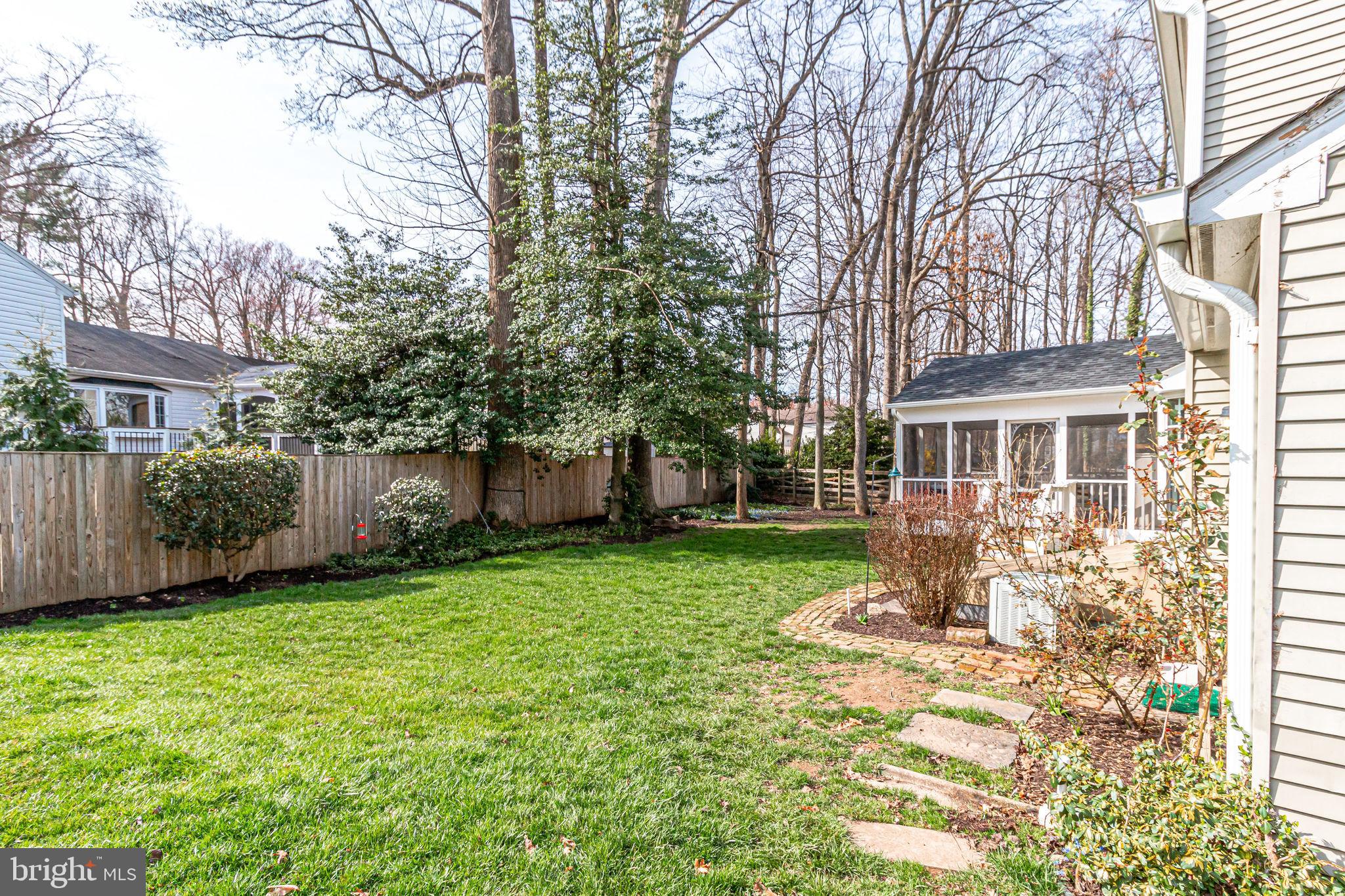 9303 Winbourne Road Burke, VA 22015 - Photo 70 of 80 Fully fenced backyard with privacy fence