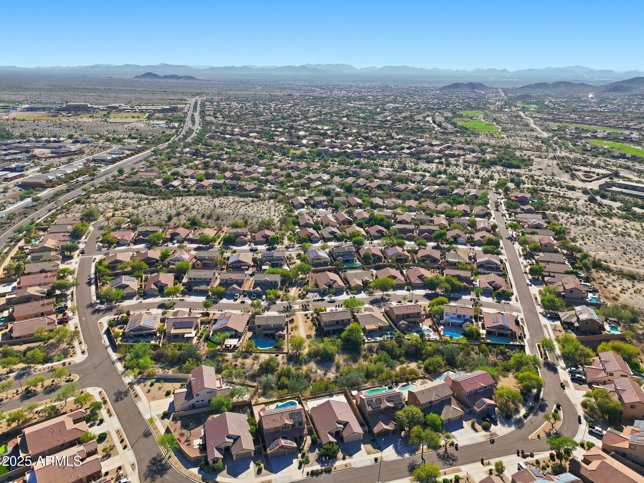 17509 West Rock Ledge Road Goodyear, AZ 85338 - Photo 50 of 55 an aerial view of multiple house