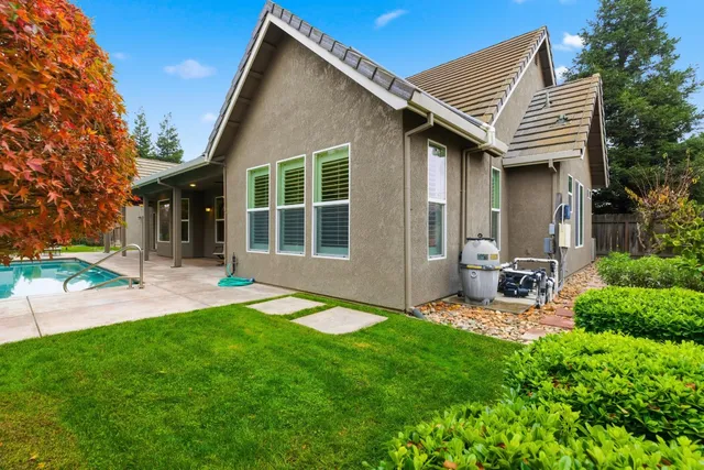 a bird view of a house