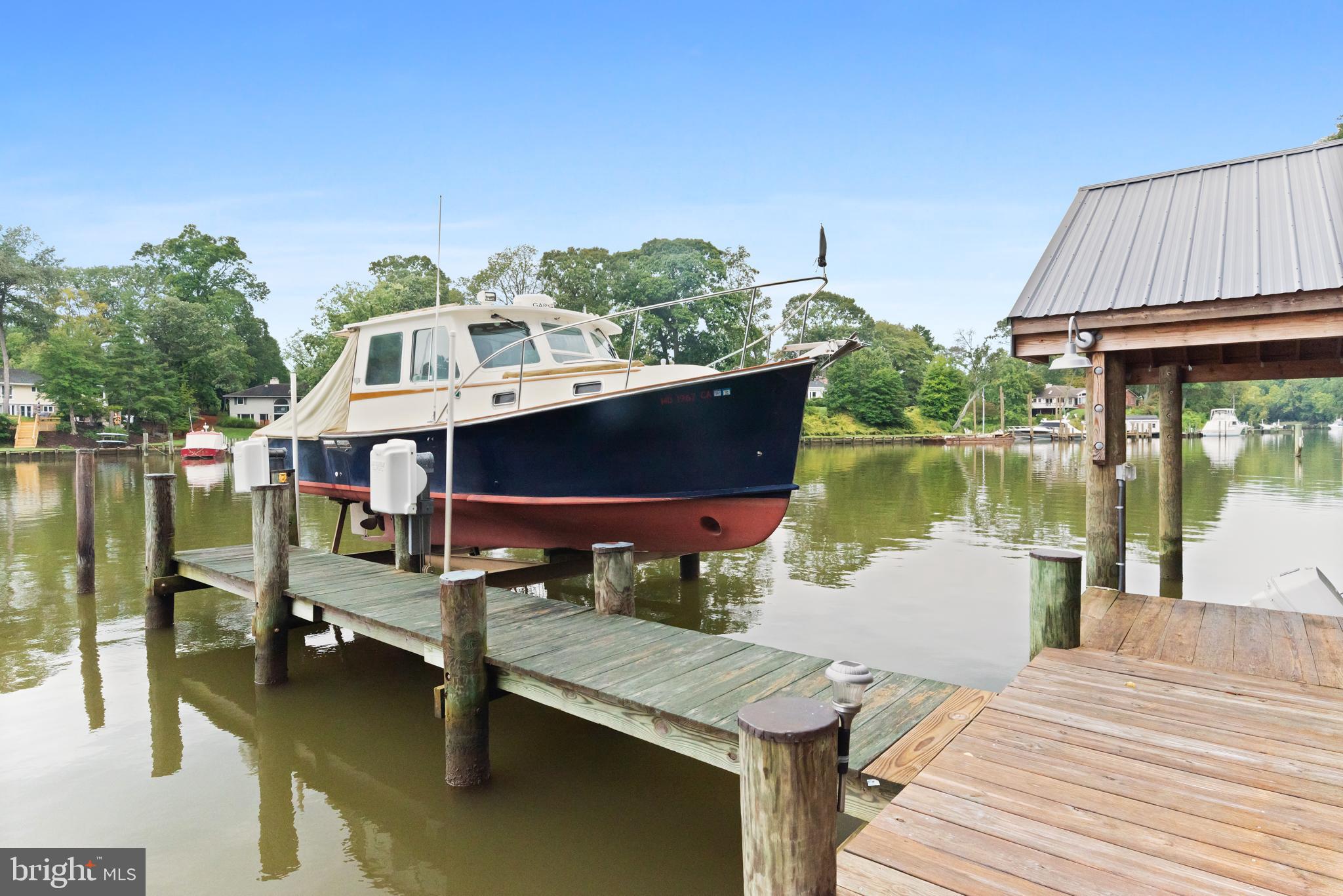 1858 Burley Road Annapolis, MD 21409 - Photo 19 of 76 Lift and boat house and multiple slips.