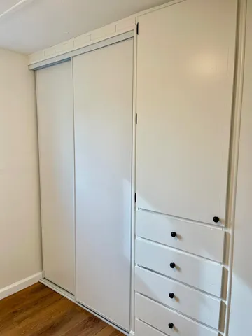 a view of a small space