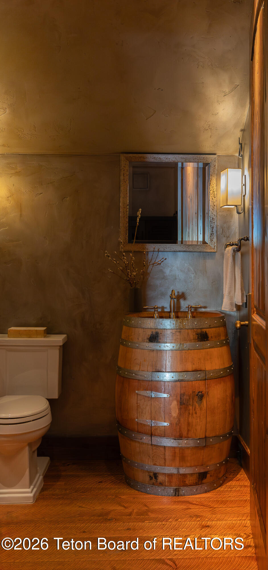1125 West Bar Bc Ranch Road Jackson, WY 83001 - Photo 50 of 66 Downstairs Powder Room