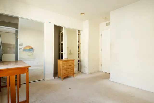 a view of a bathroom with a tub