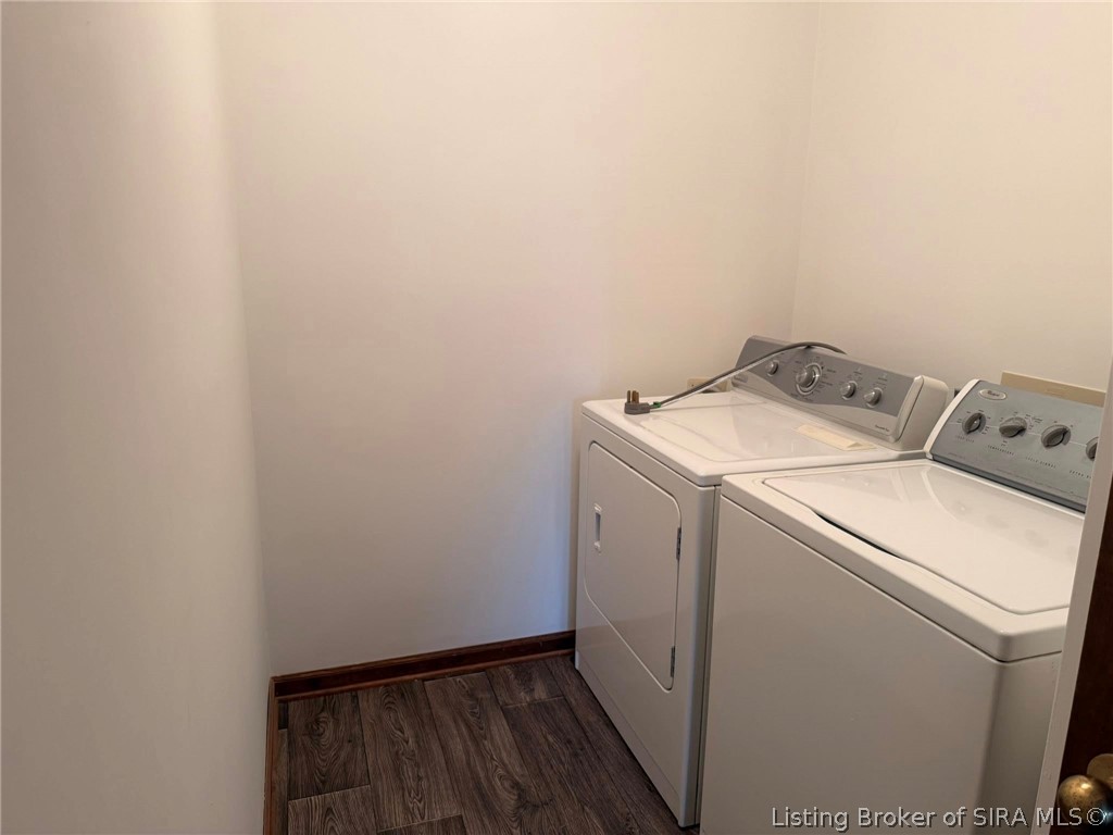 1635 West Monique Drive Scottsburg, IN 47170 - Photo 25 of 35 Laundry upstairs includes washer & dryer