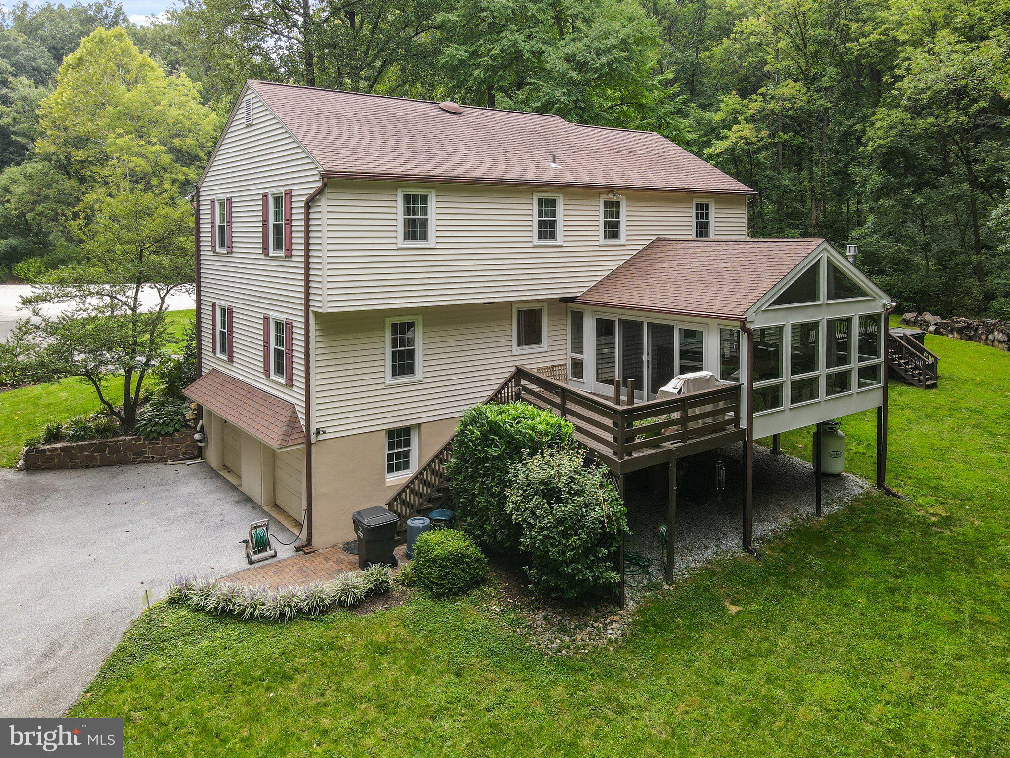 Three levels plus sun room addition