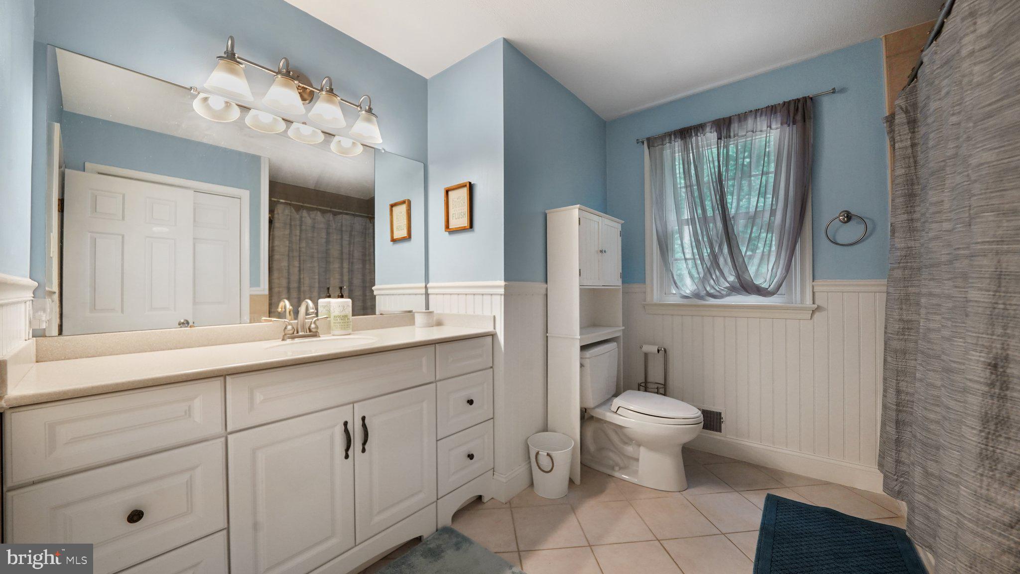 2 James Thomas Road Malvern, PA 19355 - Photo 33 of 40 Updated hall bath with tile floor & double wink