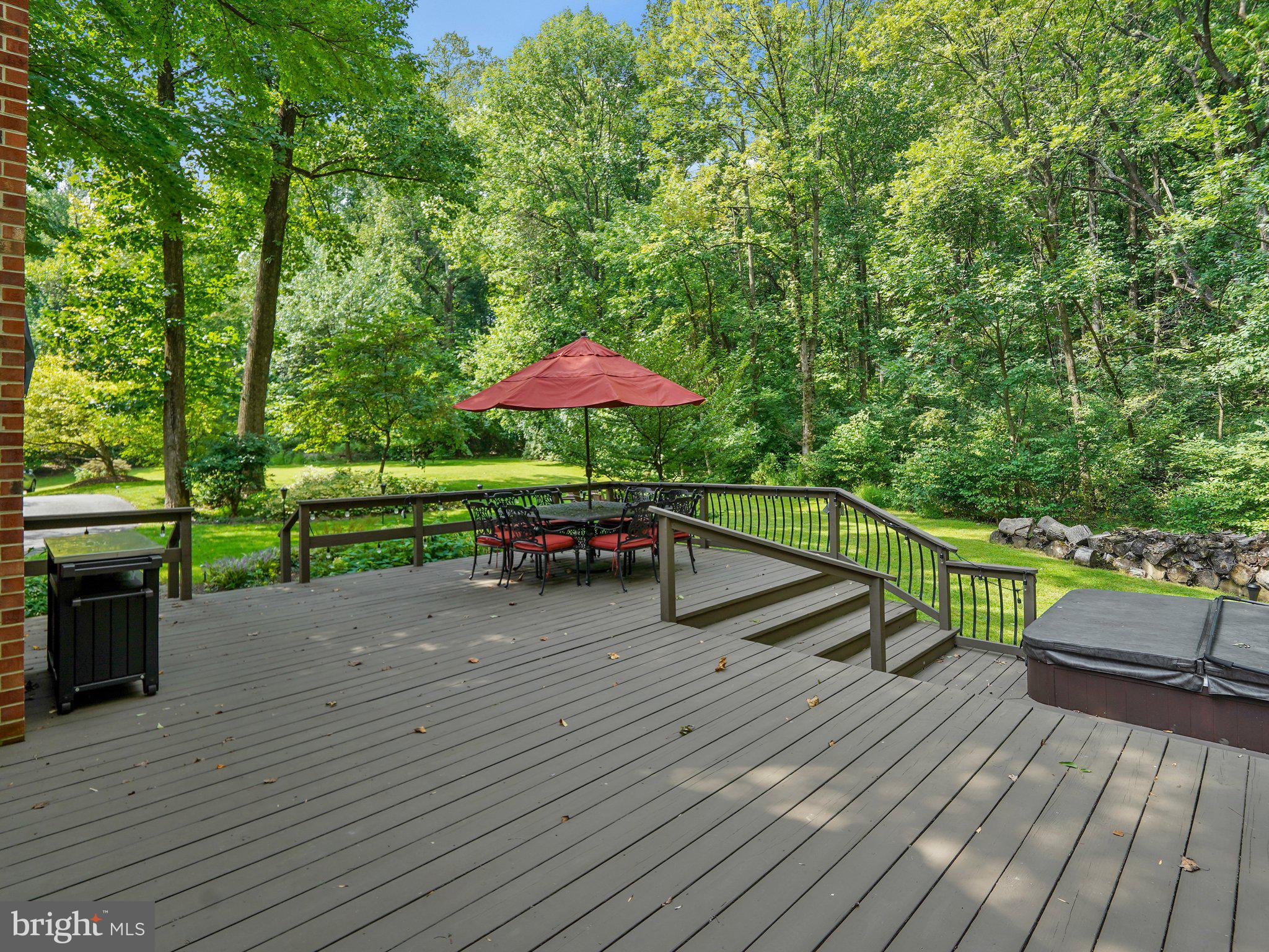 2 James Thomas Road Malvern, PA 19355 - Photo 39 of 40 Deck leads to hot tub