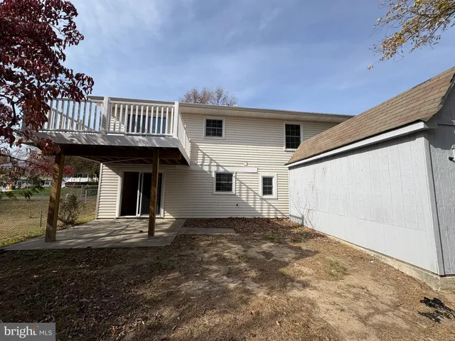a view of a house with a patio