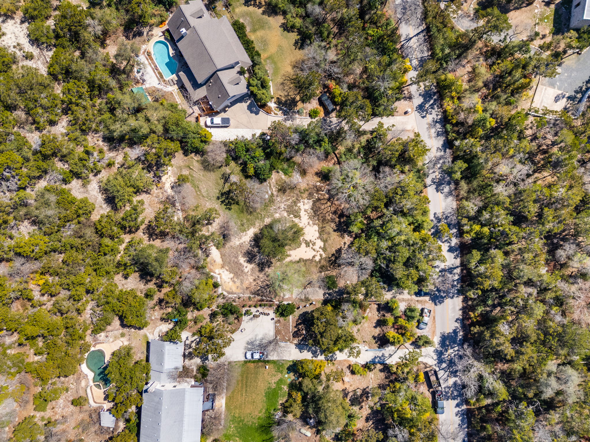 902 Yaupon Valley Road West Lake Hills, TX 78746 - Photo 23 of 25 an aerial view of a house with a yard