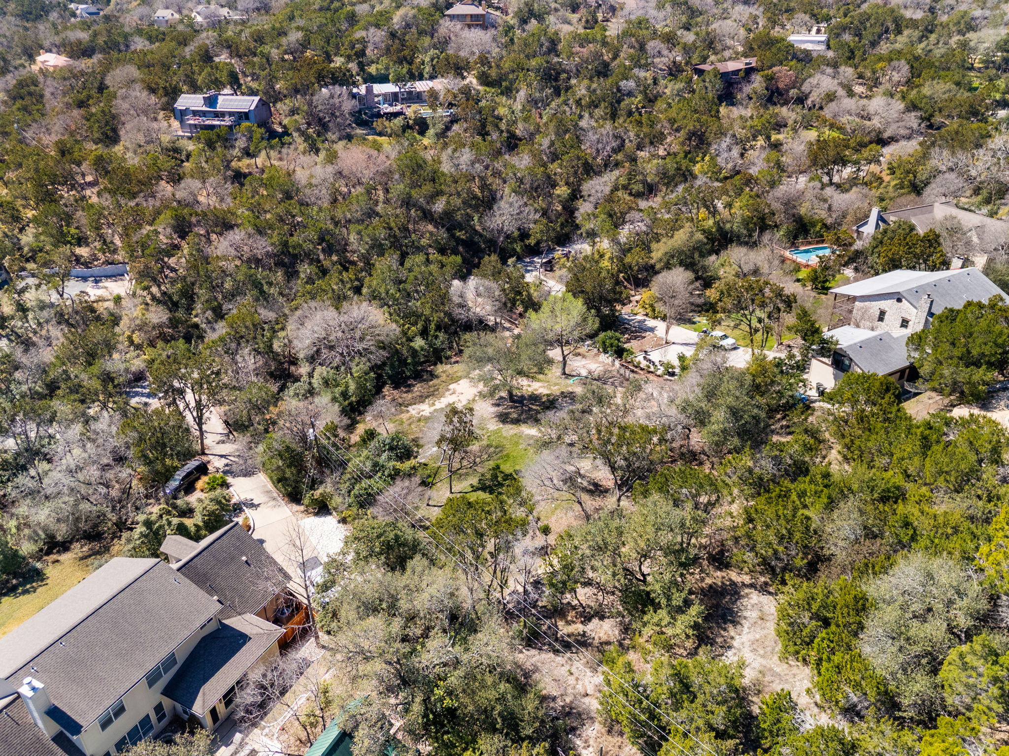 902 Yaupon Valley Road West Lake Hills, TX 78746 - Photo 25 of 25 an aerial view of residential houses with outdoor space