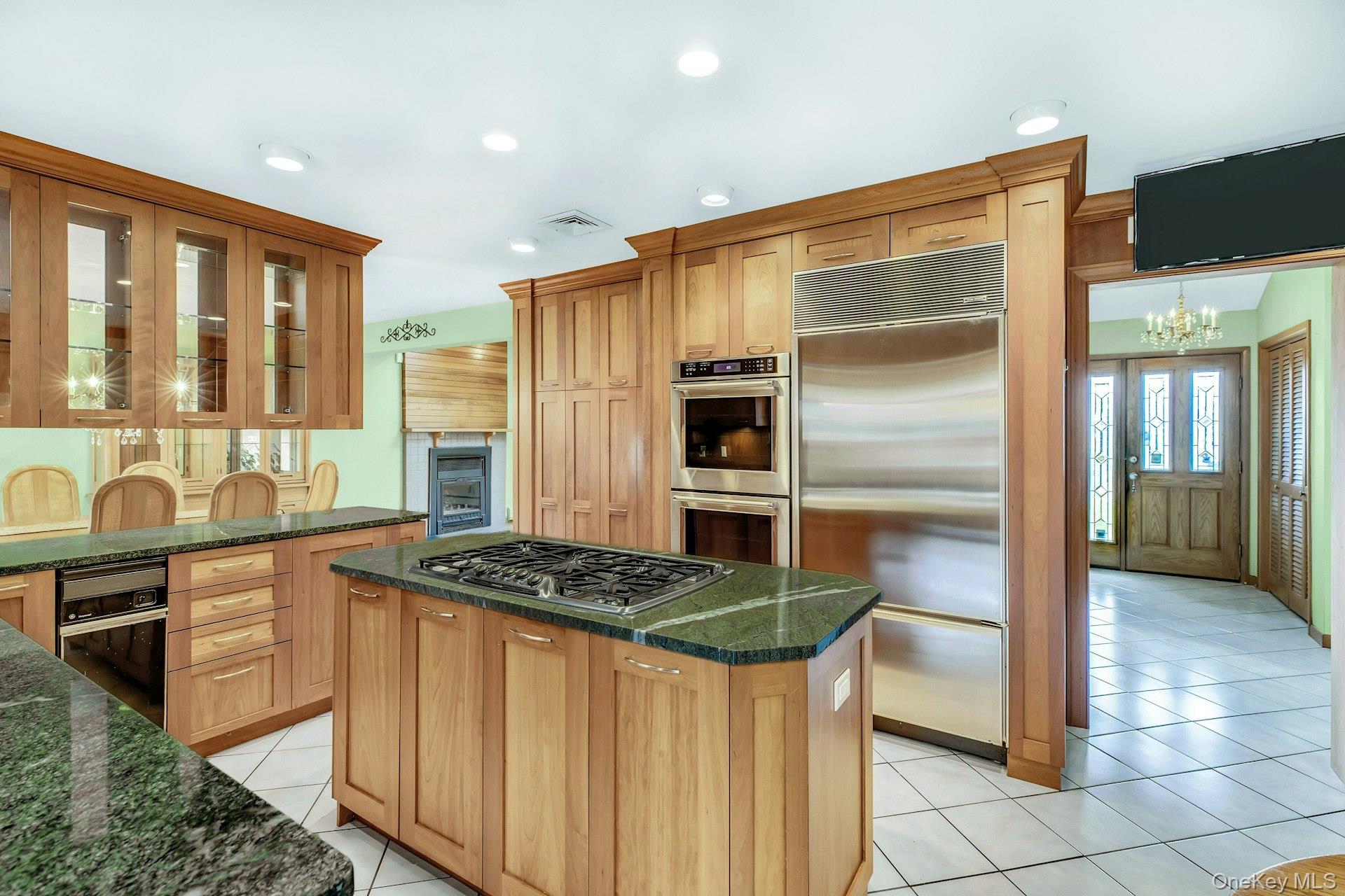 8 Adelphi Street Islip, NY 11751 - Photo 9 of 38 Kitchen Alernate View Picturing Double Convection Ovens. Subzero Refrigeration. 5 Burner Cooktop.