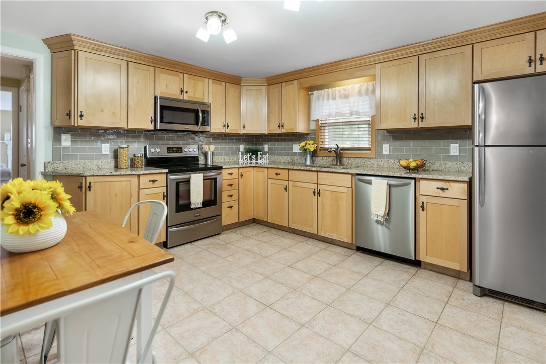 153 Rangeley Road Cranston, RI 02920 - Photo 5 of 15 Beautiful Spacious Modern Kitchen~ Picture Yourself Preparing Breakfast, Lunch and Dinner!~...
