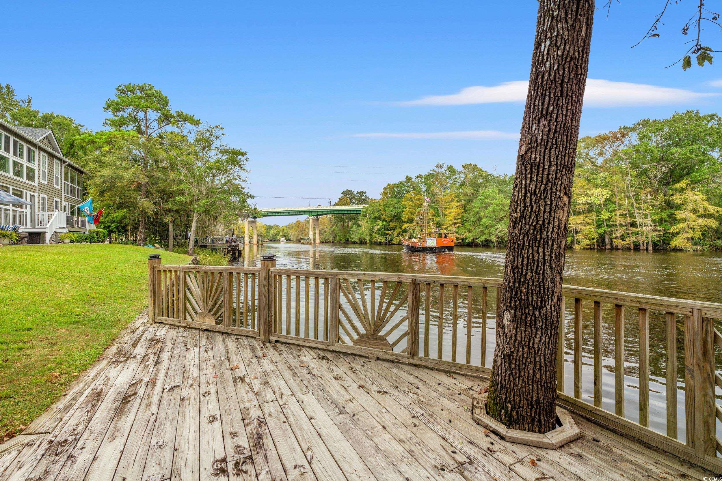14 Laurel Street, Unit 14 Conway, SC 29526 - Photo 29 of 40 Deck featuring a water view and a yard