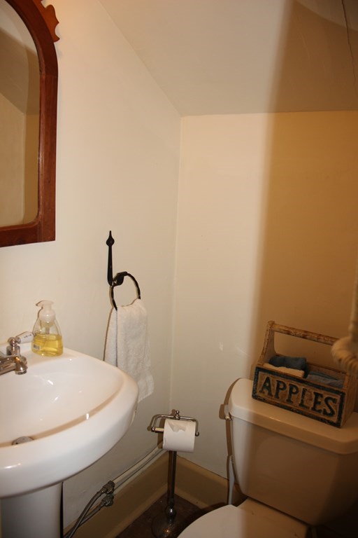 3 York Road Colrain, MA 01340 - Photo 30 of 37 a bathroom with a sink toilet and a mirror