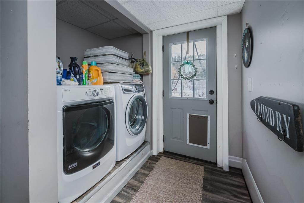 464 Rte 119 Highway North Indiana, PA 15701 - Photo 10 of 37 a utility room with dryer and washer