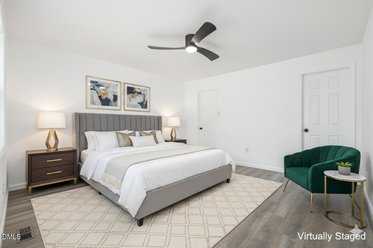 338 Potts Road Dudley, NC 28333 - Photo 27 of 42 Masterbedroom staged