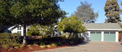 332 Darrell Road Hillsborough, CA 94010 - Photo 1 of 17 a front view of a house with a yard