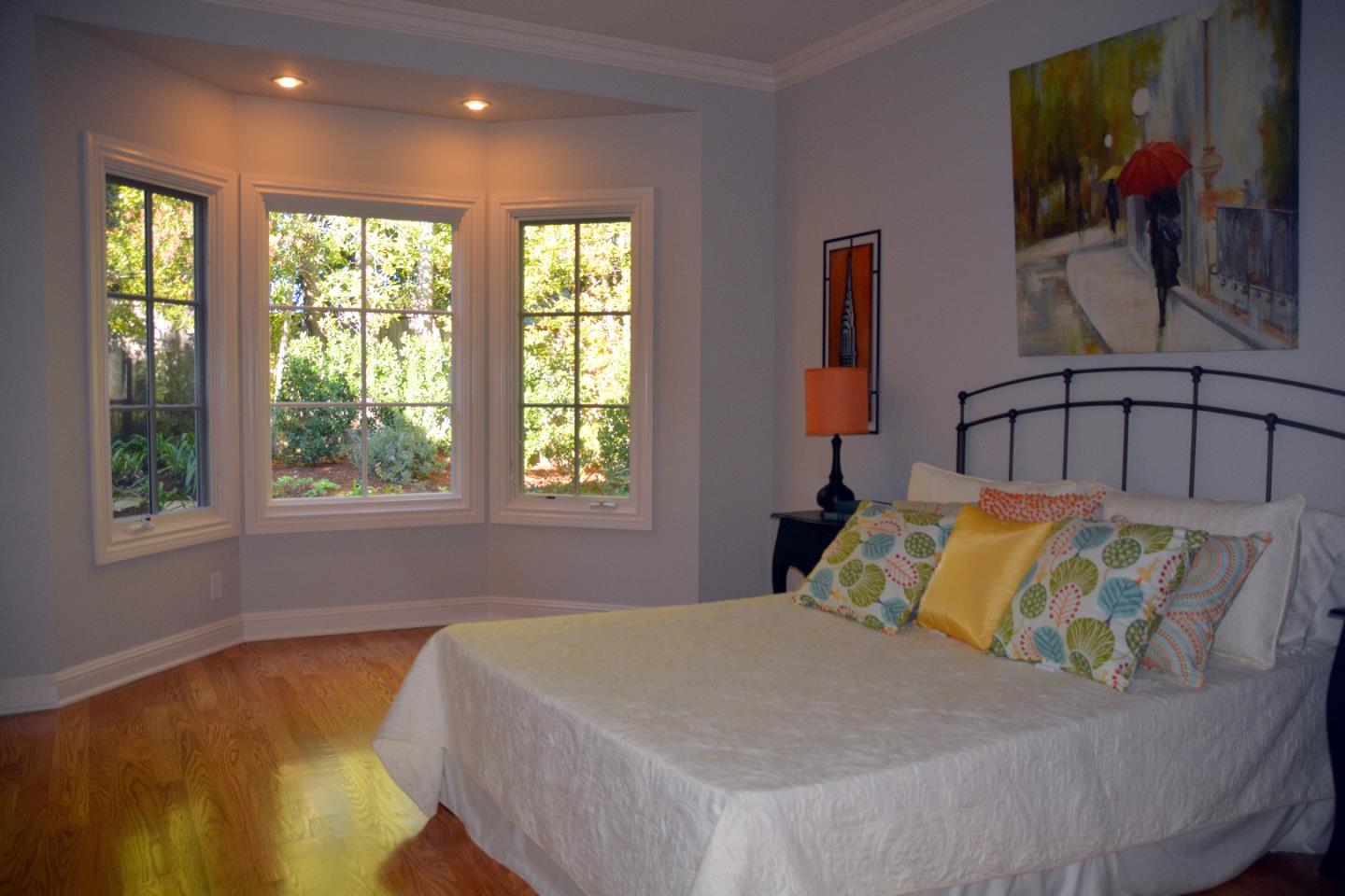 332 Darrell Road Hillsborough, CA 94010 - Photo 14 of 17 a bedroom with a bed and window