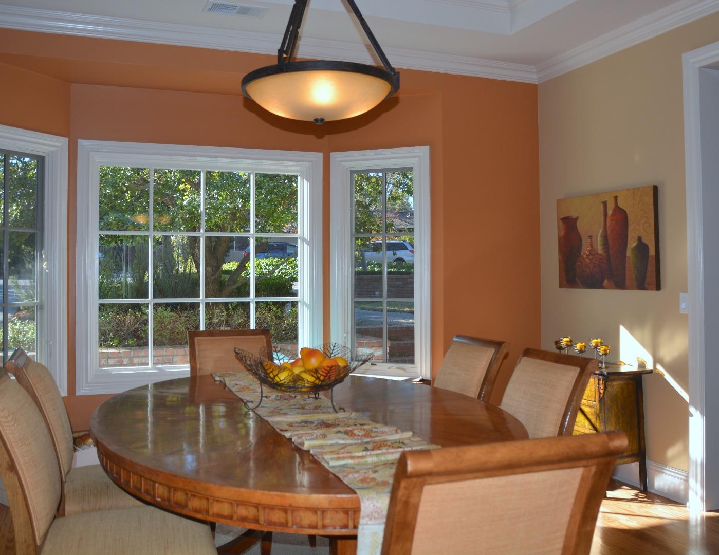 332 Darrell Road Hillsborough, CA 94010 - Photo 7 of 17 a dining room with furniture and window