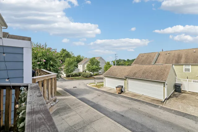 a view of a terrace with skyline