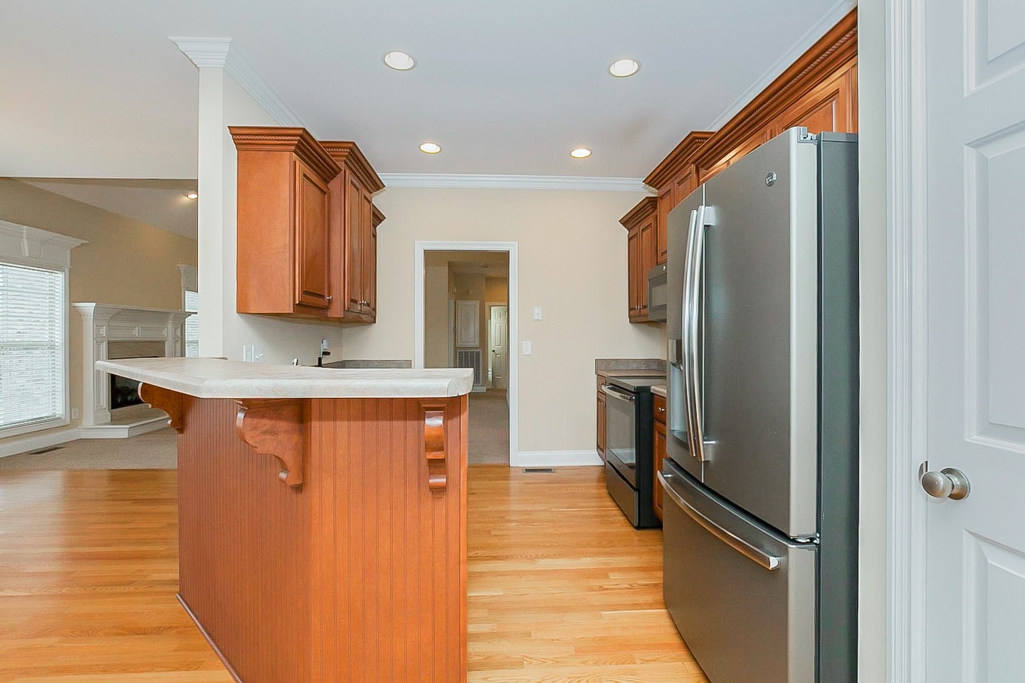 1008 Bradshaw Road Lebanon, TN 37087 - Photo 6 of 21 a kitchen with stainless steel appliances granite countertop a refrigerator and a sink