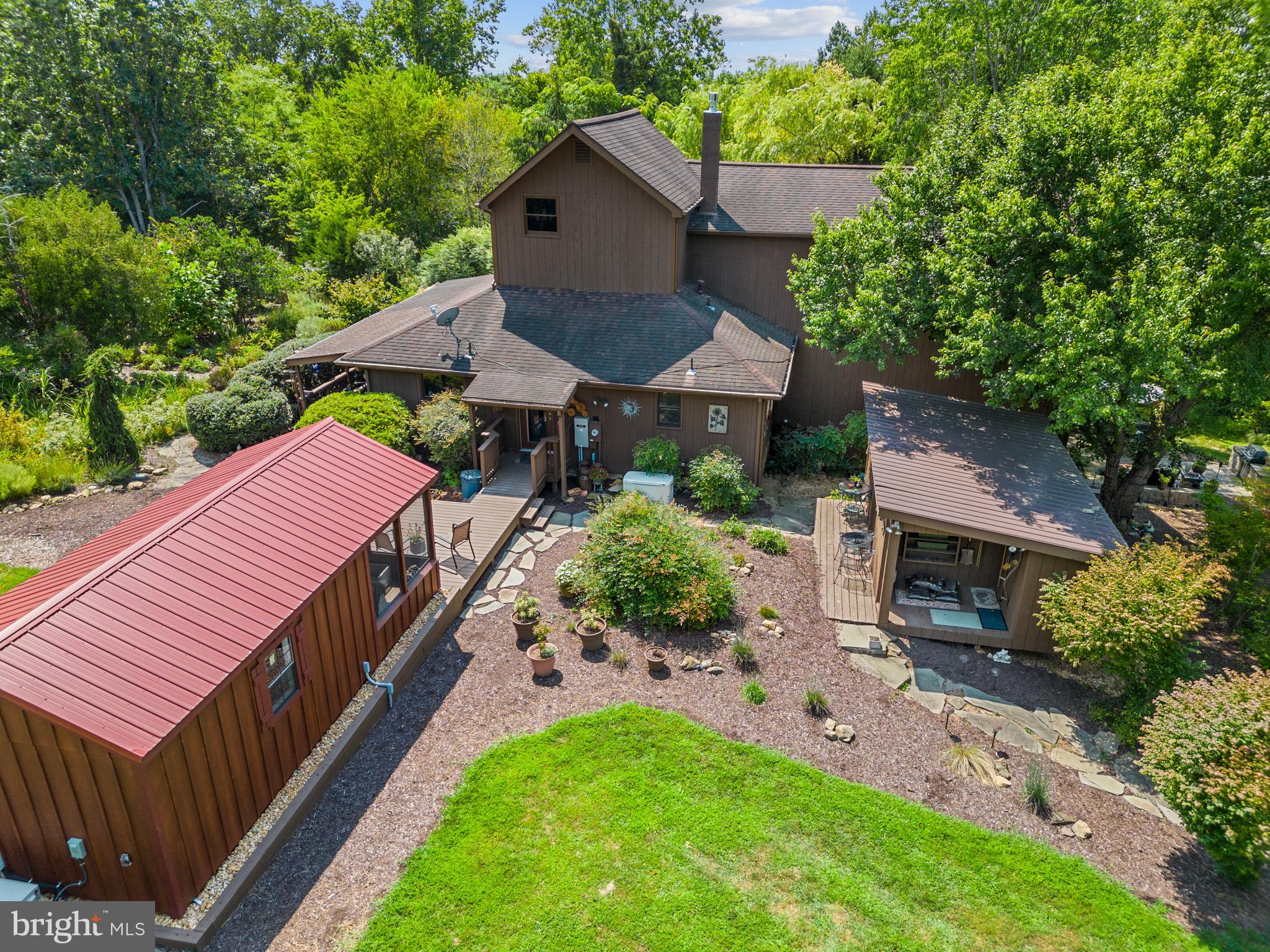 12095 Old Stillhouse Road Boston, VA 22713 - Photo 4 of 30 Side Yard - Office/Studio - aerial view