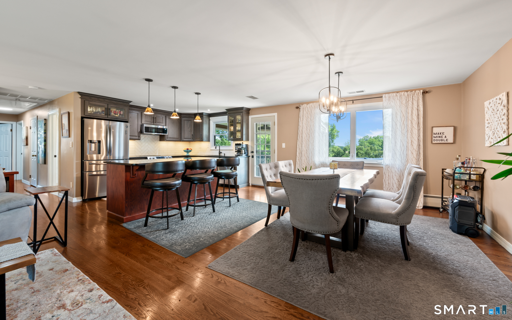201 Ridge Crest Circle Wethersfield, CT 06109 - Photo 7 of 35 a view of a dining room with furniture window and outside view