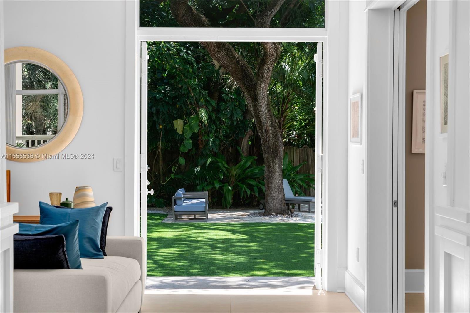 4050 Battersea Road Coconut Grove, FL 33133 - Photo 27 of 40 a view of outdoor space yard and patio