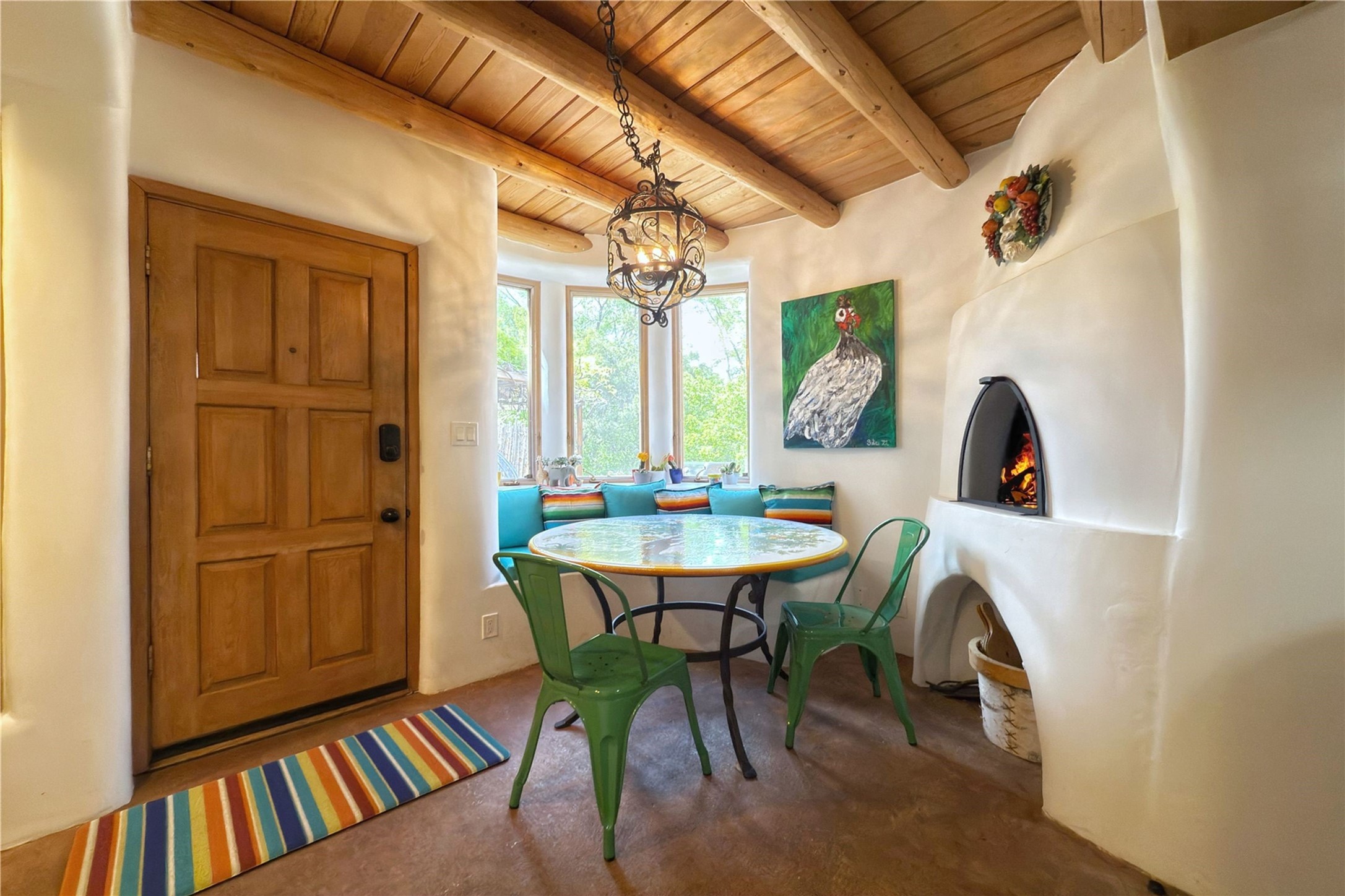 1352 Bishops Lodge Road Santa Fe, NM 87506 - Photo 31 of 66 main house breakfast nook