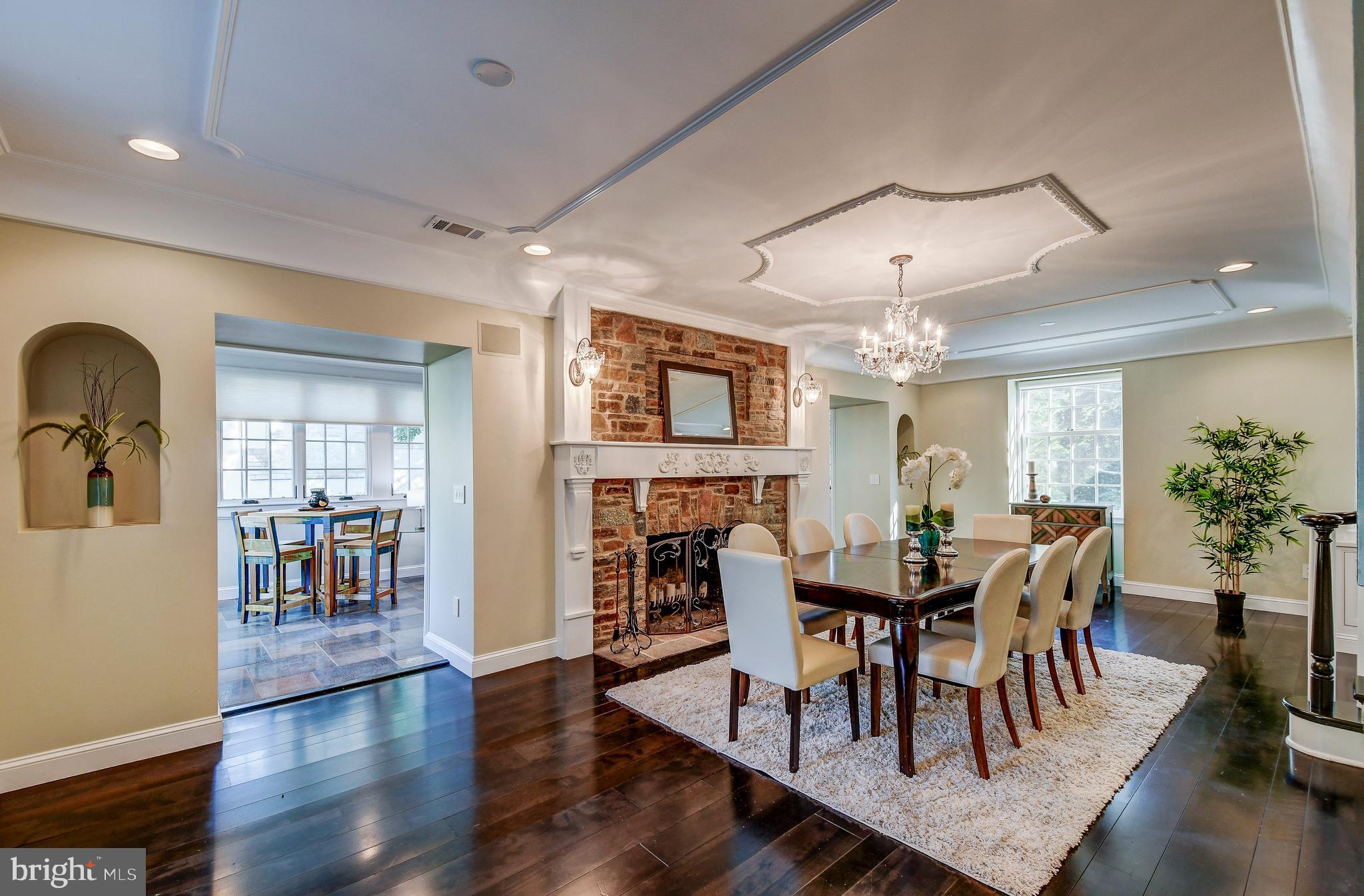 216 St Dunstans Road Baltimore, MD 21212 - Photo 13 of 47 Magnificent stone fireplace