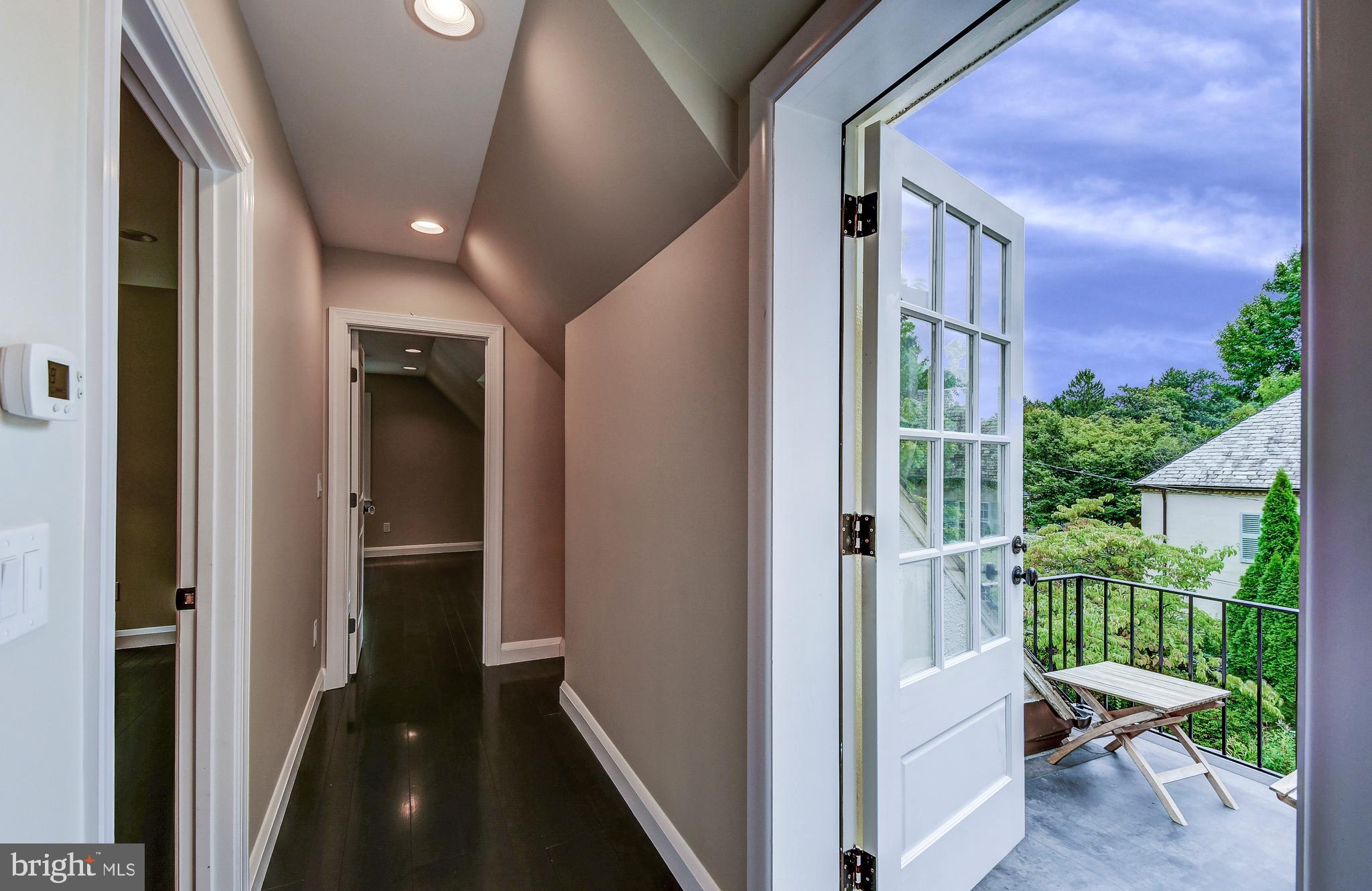 216 St Dunstans Road Baltimore, MD 21212 - Photo 33 of 47 French doors to hallway rooftop deck
