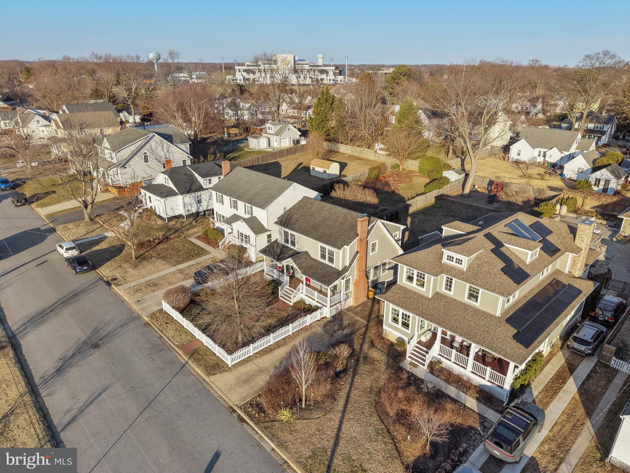 304 Locust Avenue Annapolis, MD 21401 - Photo 45 of 58 an aerial view of a building with parking