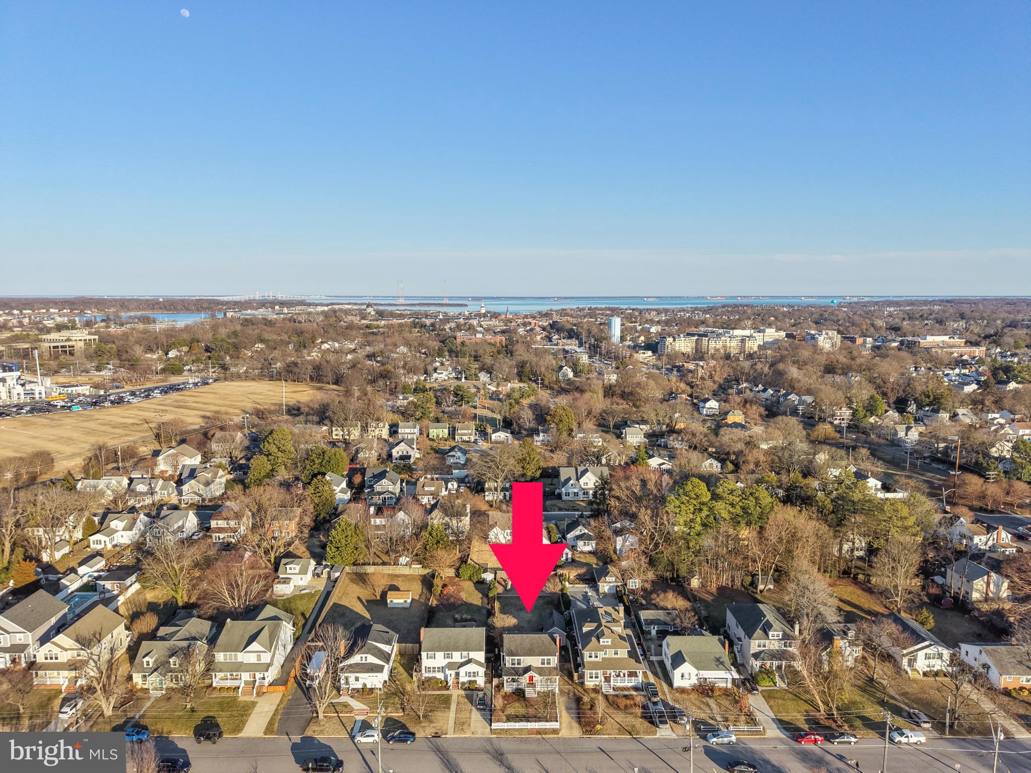 304 Locust Avenue Annapolis, MD 21401 - Photo 48 of 58 an aerial view of multiple houses with yard