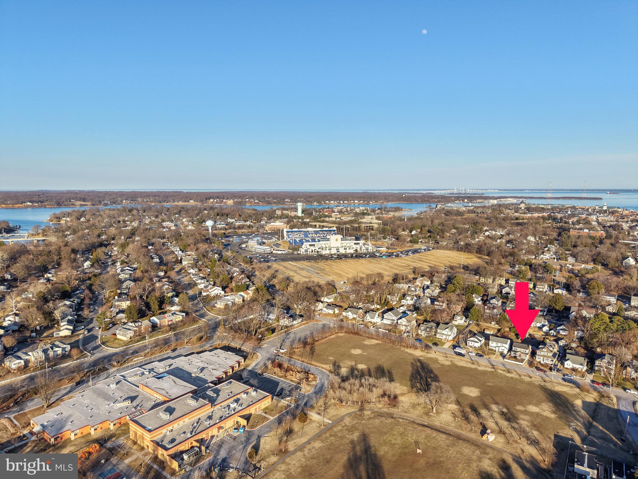 304 Locust Avenue Annapolis, MD 21401 - Photo 49 of 58 an aerial view of a city