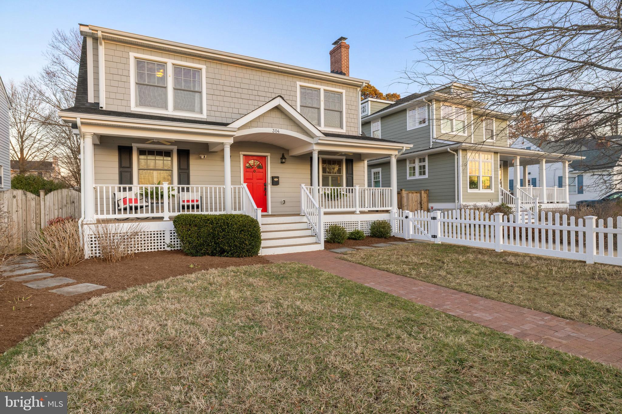 304 Locust Avenue Annapolis, MD 21401 - Photo 51 of 58 a front view of a house with a yard