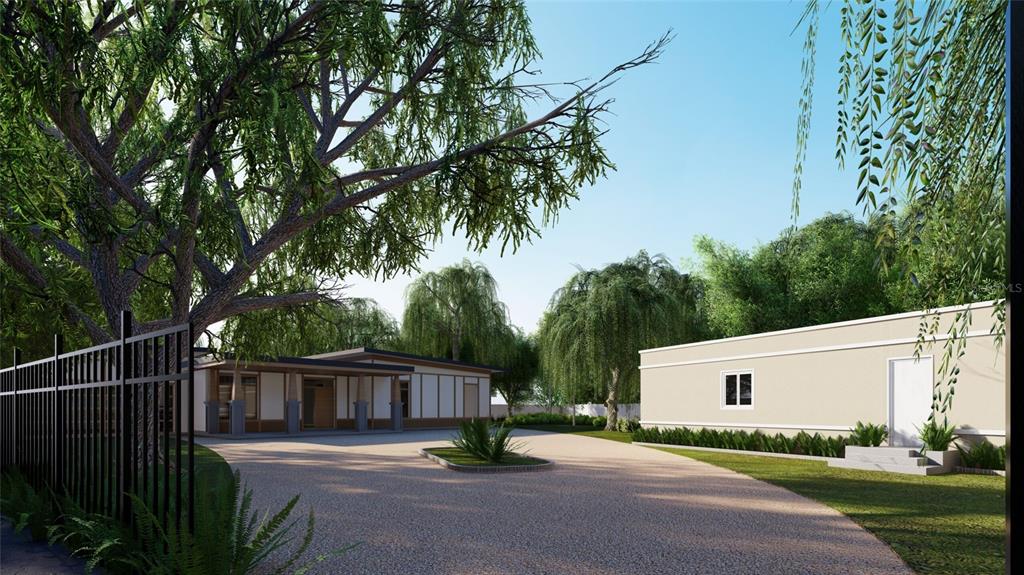 1550 South Tanner Road Orlando, FL 32833 - Photo 9 of 9 a front view of a house with garden