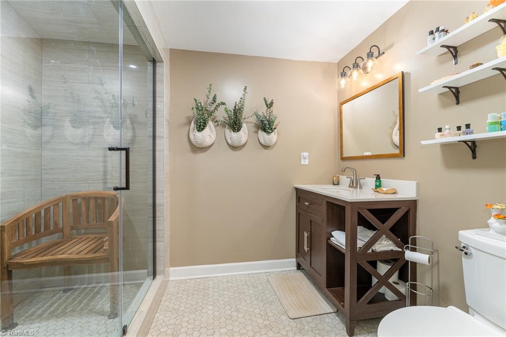 6010 Bush Road Browns Summit, NC 27214 - Photo 28 of 50 Bmnt primary bath w/ steam shower