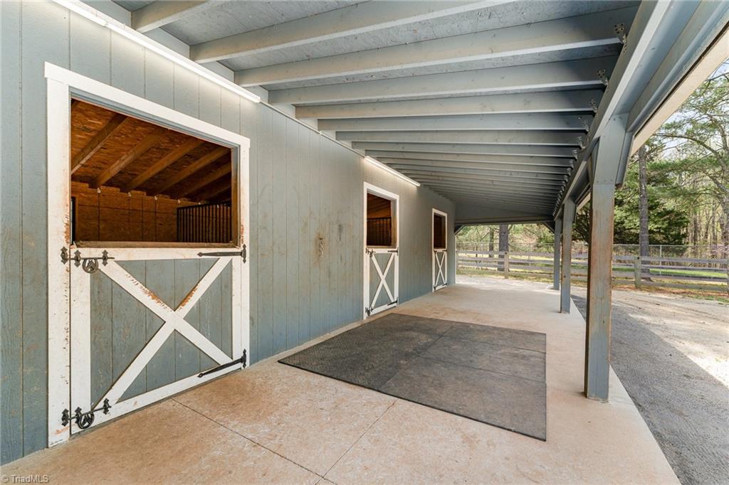6010 Bush Road Browns Summit, NC 27214 - Photo 37 of 50 3 stall shedrow barn