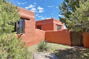 54 Rons Road Santa Fe, NM 87508 - Photo 65 of 99 GUEST HOUSE SIDE GATE