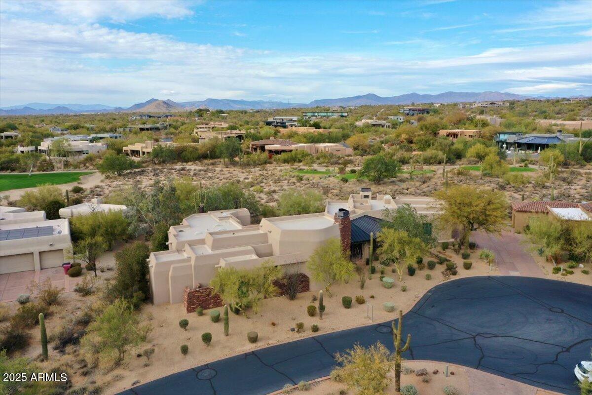 10040 East Happy Valley Road, Unit 300 Scottsdale, AZ 85255 - Photo 84 of 92 an aerial view of a house with a ocean view