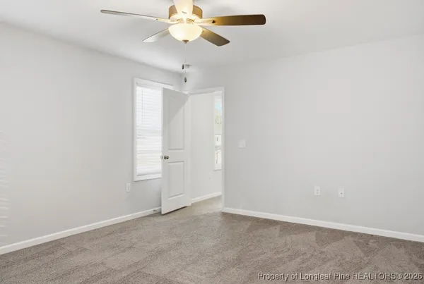 en view of an empty room