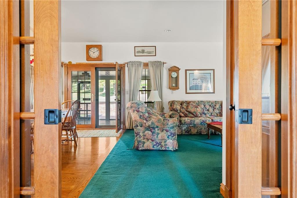 959 Bentleyville Road Charleroi, PA 15022 - Photo 11 of 48 POCKET DOORS leading into the Family Room.