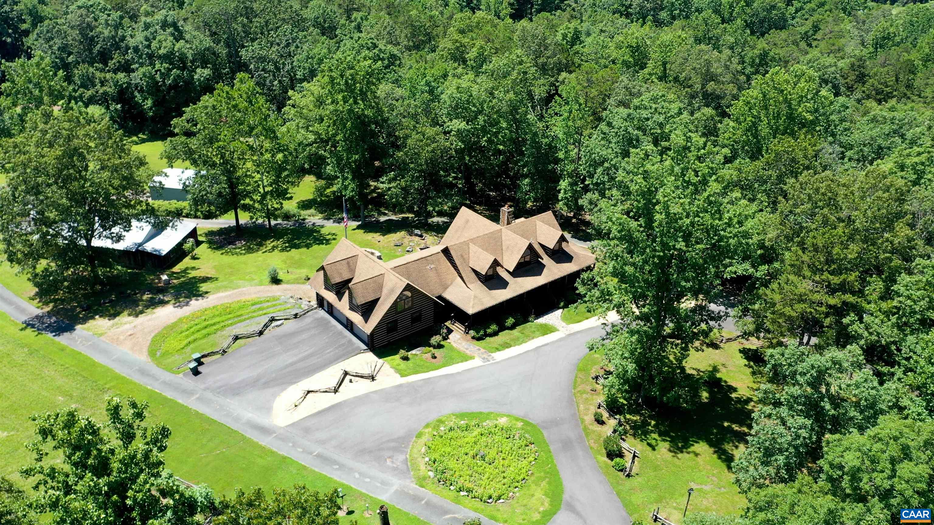 6721 Foster Ridge Charlottesville, VA 22903 - Photo 44 of 45 an aerial view of a house with outdoor space