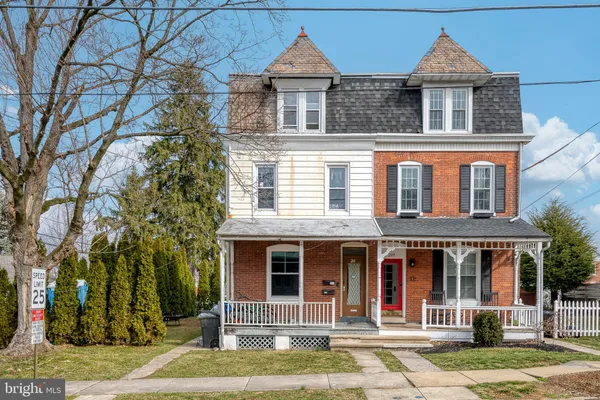 front view of residential houses