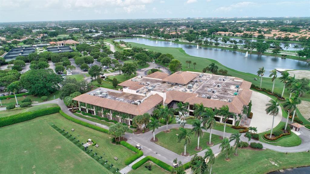 7145 Promenade Drive, Unit 602 Boca Raton, FL 33433 - Photo 83 of 90 an aerial view of a house with outdoor space and lake view