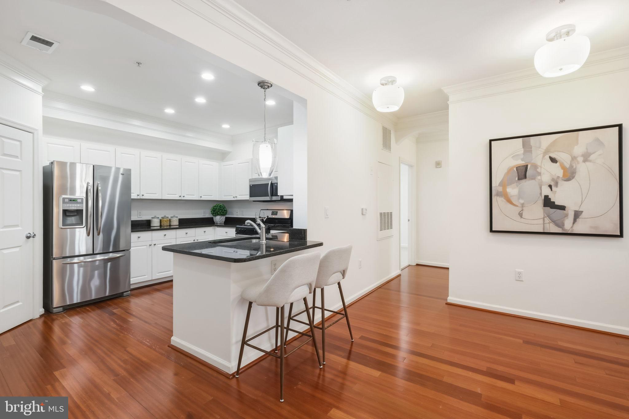 1 Arch Place, Unit 220 Gaithersburg, MD 20878 - Photo 5 of 26 Modern kitchen with sleek finishes.