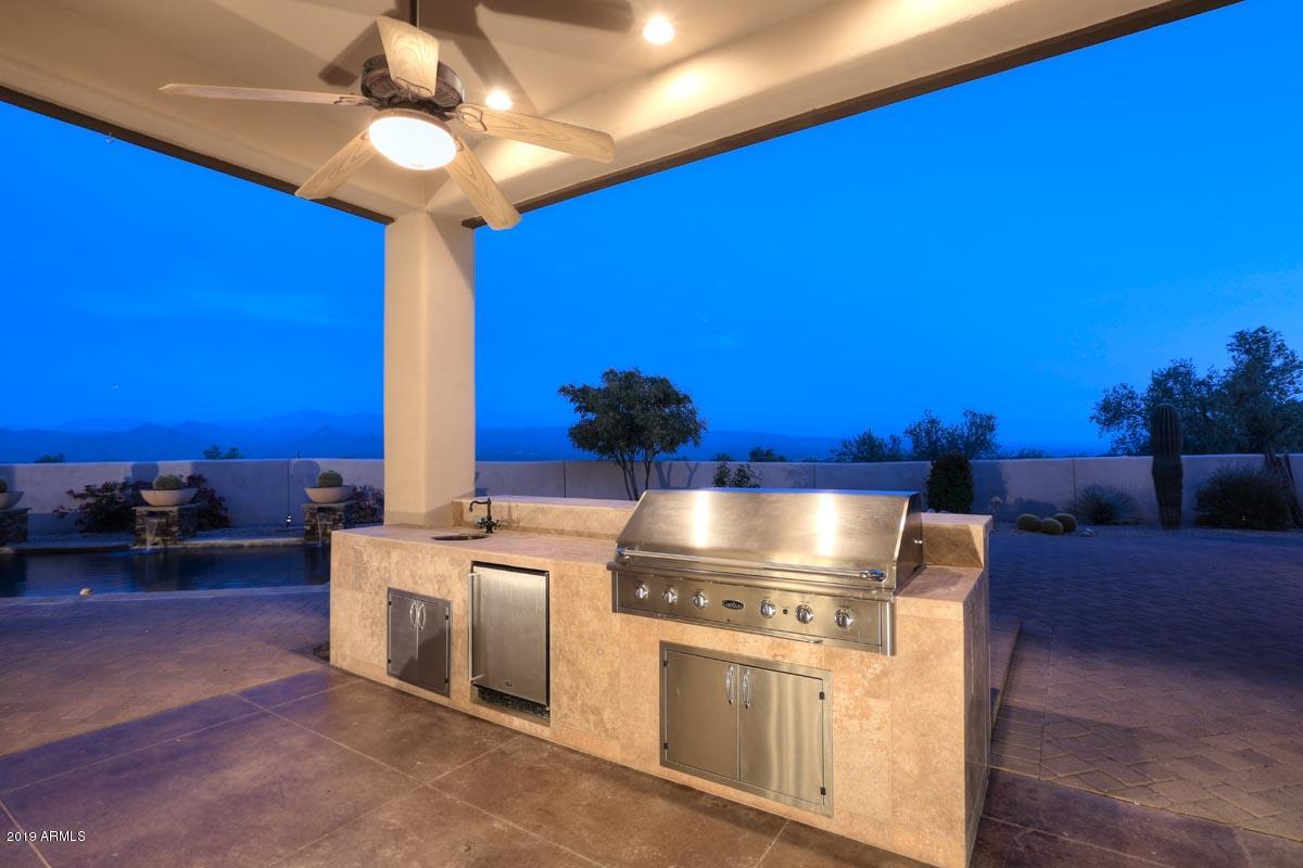 17040 Baker Road Rio Verde, AZ 85263 - Photo 53 of 63 Night-BBQ Grill