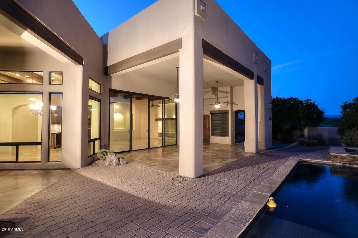 17040 Baker Road Rio Verde, AZ 85263 - Photo 54 of 63 Night-Covered Patio