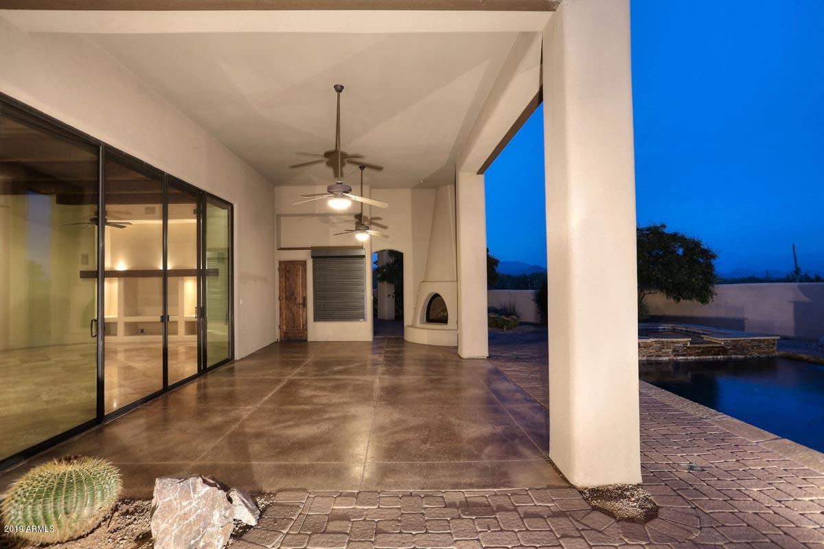 17040 Baker Road Rio Verde, AZ 85263 - Photo 55 of 63 Night-Covered Patio2